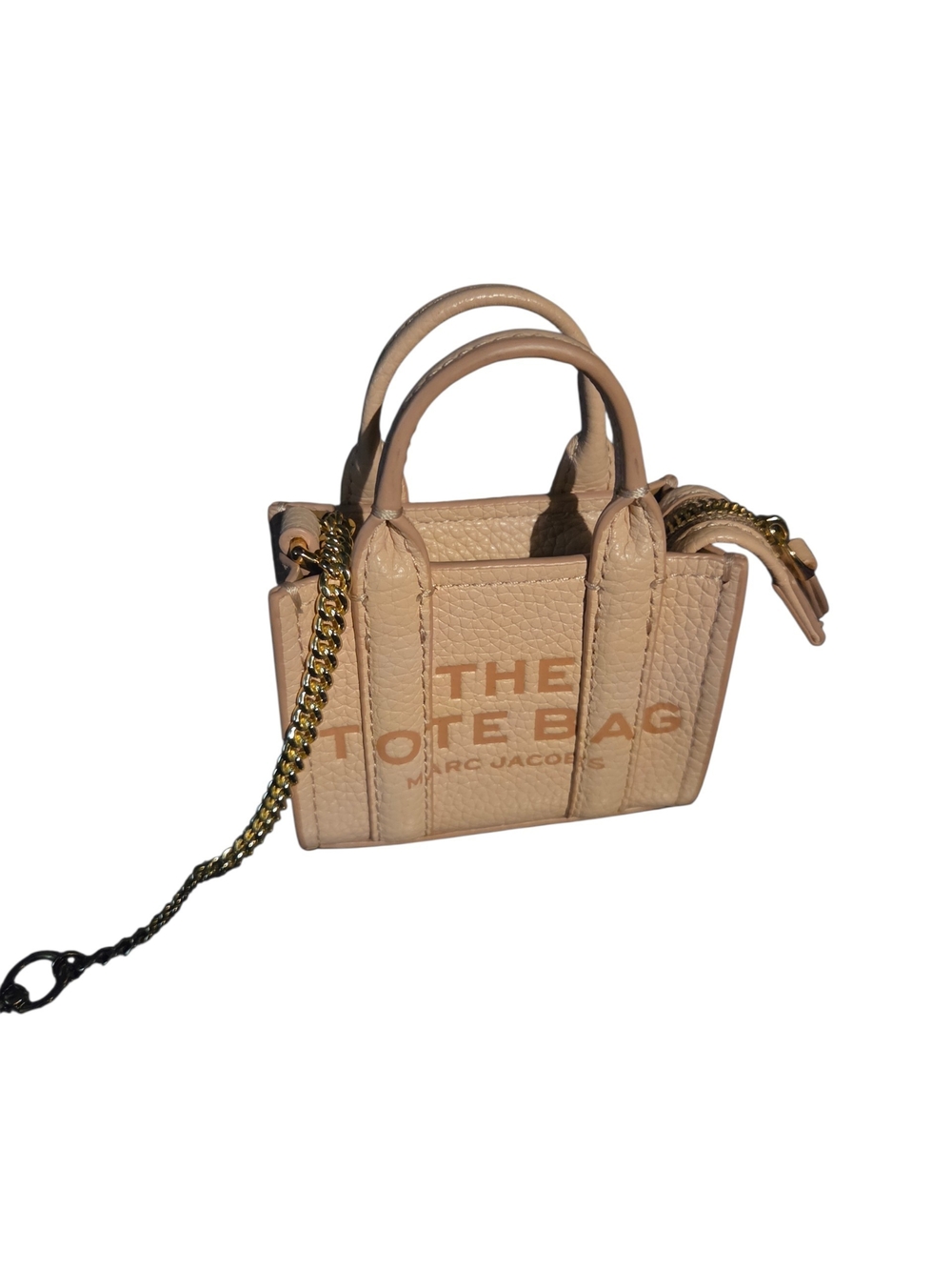 Marc Jacobs The Tote Bag Mini Bag Charm in Blush Pink - Picture 6 of 9
